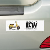 ThisIsHowIRoll、KW                             … バンパーステッカー (車上)