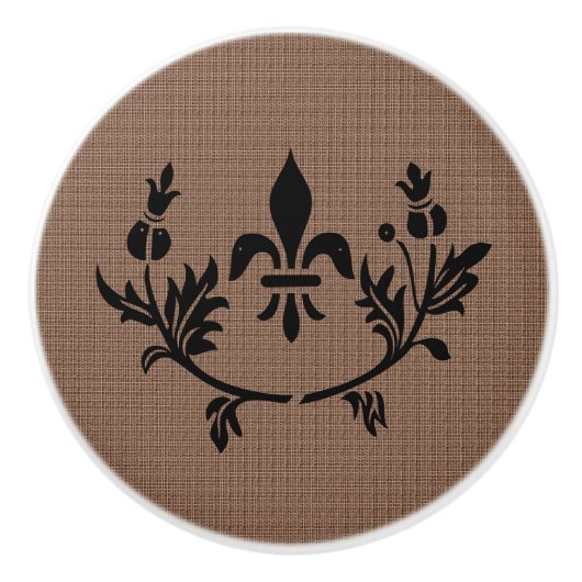 Thistle Cabinet Knobs公爵夫人 セラミックノブ (正面)