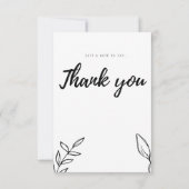Thistle Thank You Noteカード サンキューカード (裏面)