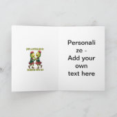 Thistles Wearing Plaid Just A Little Greeting Card シーズンカード (内部)