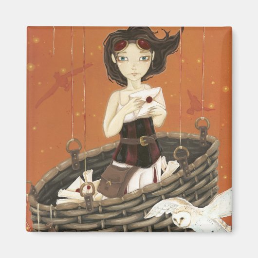 Thje Messenger – スチームパンクマグネット マグネット (正面)