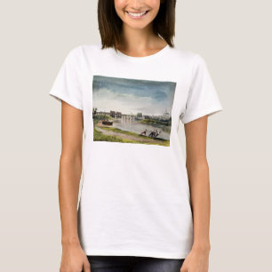 「Tho著刻まれるセーヌ河の意見」からのPoissy、 Tシャツ