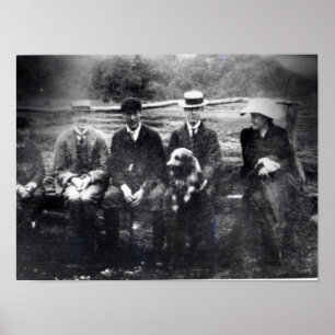Thoby、エイドリアンのジェームスおよびLytton Strachey ポスター