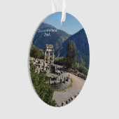 Tholos of Athena Delphi Greece Souvenir Ornament オーナメント (正面)