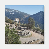 Tholos of Athena Delphi Souvenir Magnet マグネット (正面)
