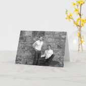 thomおよびクリス カード (黄色い花)