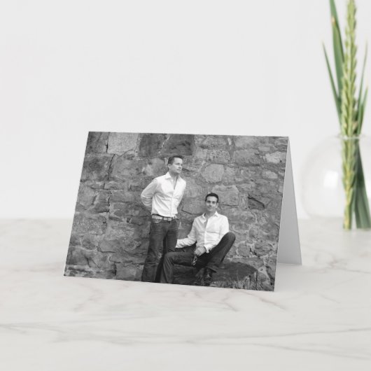 thomおよびクリス カード (正面)