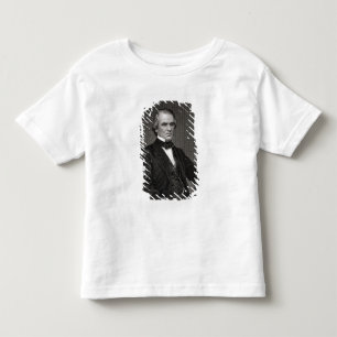 Thom著写真から刻まれるアンドリュー・ジョンソン トドラーTシャツ