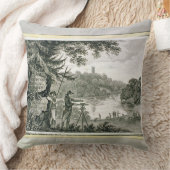 Thoma著刻まれるHumphrey Reptonのテレホンカード クッション (ブランケット)