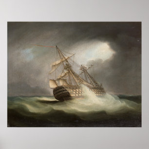 Thomas Buttersworth - H.M.S. 'Victory' ポスター