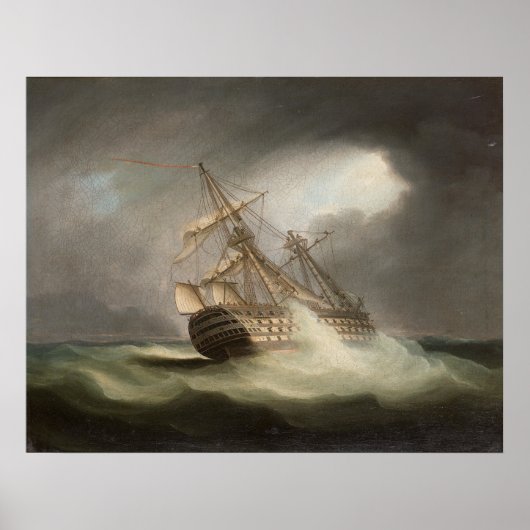 Thomas Buttersworth - H.M.S. 'Victory' ポスター (正面)