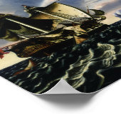 Thomas Chambers - H.B.M.フリゲートのキャプチャ ポスター (角)