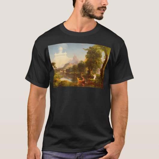 Thomas Cole – 人生の若者の旅 Tシャツ (正面)