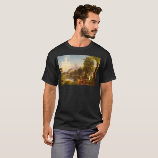 Thomas Cole – 人生の若者の旅 Tシャツ (正面フル)