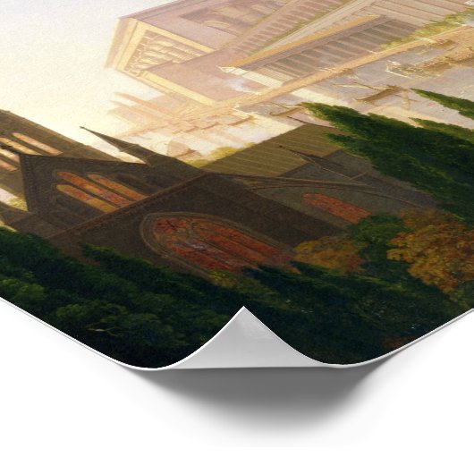 Thomas Cole – 建築家の夢 ポスター (角)