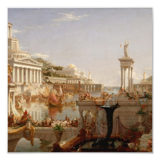 Thomas Cole Perfection The Course of the Empire フォトプリント (正面)