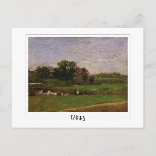 Thomas Eakins #65 -ファインアート葉書 ポストカード (正面)