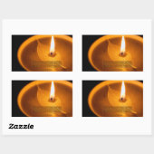 Thomas Edison感動的引用文「使用」 長方形シール (シート)