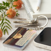 Thomas Edison感動的引用文「Failures」 キーホルダー (正面右)