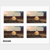 Thomas Edison感動的引用文「Failures」 長方形シール (シート)