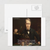 Thomas Edison "B4成功"知恵の引用文ギフト ポストカード (正面/裏面)