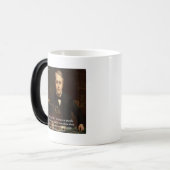 Thomas Edison "B4成功"知恵の引用文ギフト モーフィングマグカップ (正面左)