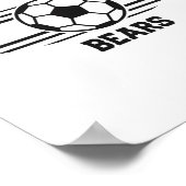 Thomas Edison Bears Soccer Byll 2025  ポスター (角)