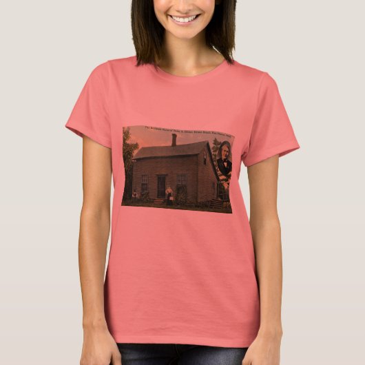 Thomas Edison Boyhood Home - Vintage Postcard Tシャツ (正面)