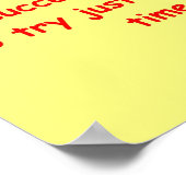 Thomas Edison quote ポスター (角)