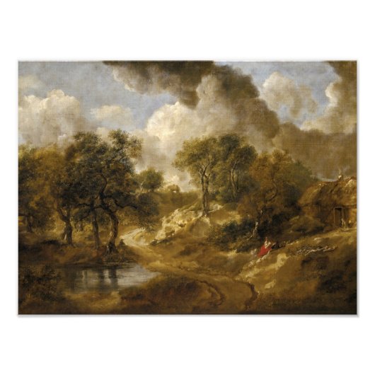 Thomas Gainsborough – サフォークの風景 フォトプリント (正面)