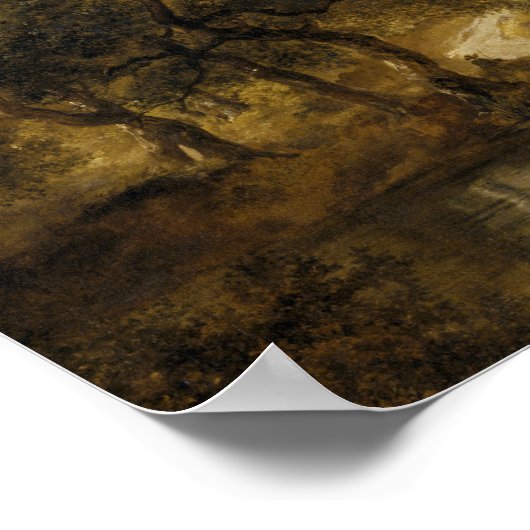 Thomas Gainsborough – サフォークの風景 ポスター (角)