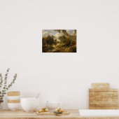 Thomas Gainsborough – サフォークの風景 ポスター (キッチン)