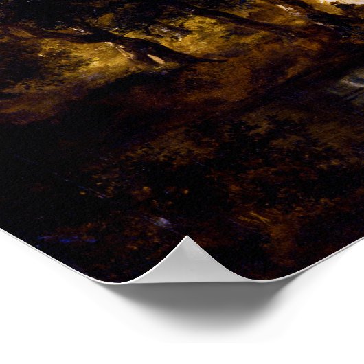 Thomas Gainsborough：サフォークの風景 ポスター (角)