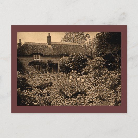 Thomas Hardysコテージ、Dorset, England, UK (2) ポストカード (正面)