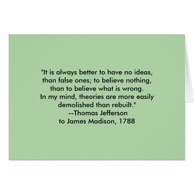 Thomas Jefferson – 常に良いJibney Museum (正面横)