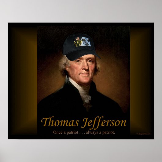 Thomas Jefferson 食べ物を与え UP Poster ポスター (正面)