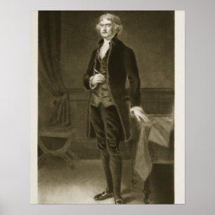 Thomas Jefferson, 3rd President of the United Stat ポスター