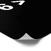 Thomas Jefferson 76 67 Self-evident Minimal Math H ポスター (角)