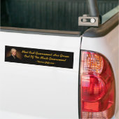 Thomas Jefferson Bad Government Bumper Sticker バンパーステッカー (トラック上)
