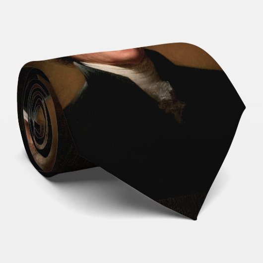 Thomas Jefferson by Rembrandt Peale - Circa 1800 ネクタイ (ロール)