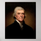Thomas Jefferson by Rembrandt Peale - Circa 1800 ポスター (正面)