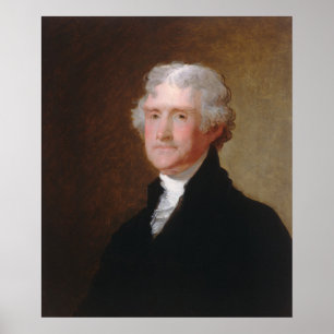 Thomas Jefferson - Gilbert Stuartファインアートポスター ポスター