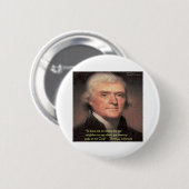 Thomas Jefferson "Neighbors Religion"引用文ギフト 缶バッジ (正面&裏面)