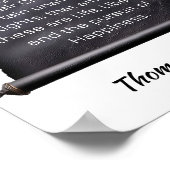 Thomas Jefferson -- We hold these truths to be ポスター (角)