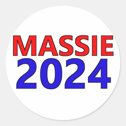 Thomas Massie氏（2024年社長担当） ラウンドシール (正面)
