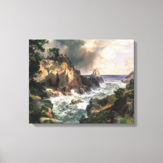 Thomas Moran - Point Lobos, Monterey, California キャンバスプリント (正面)