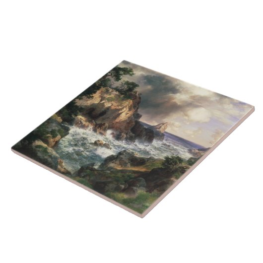 Thomas Moran - Point Lobos, Monterey, California タイル (側面)