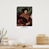 Thomas More By Hans Holbein Young ポスター (キッチン)