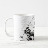 Thomas Nastのマグno.1によるすてきなサンタクロース コーヒーマグカップ (左)