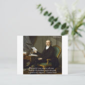 Thomas Paine "My Brethren"引用文贈与とカード ポストカード (スタンド正面)